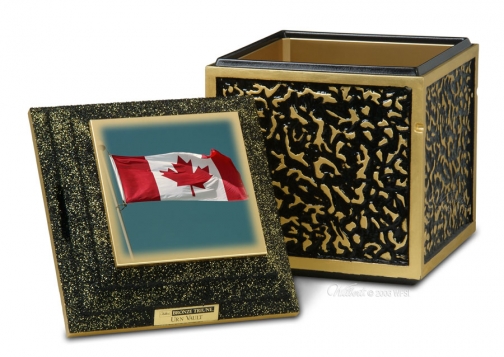 Canadian Flag Legacy - CC037 (on Bronze Triune)