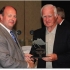 Tony Colson, President of Wilbert Funeral Services, presenting Martin Stuart with the Pinnacle Award in 2009.